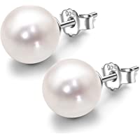 Los mejores  - Susan Y Día de la Madre Regalos Pendientes Perlas Mujer- Sólo Tu Serie Pendientes de Perlas Joyería Mujer- Perlas y…